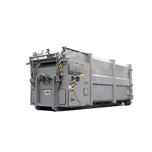 Compactador de basura para productos alimentarios - W series - AJK NV - estacionario / monobloque / horizontal