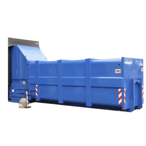 Compactador de basura para recogida selectiva - 010x series - AJK NV - estacionario / horizontal / hidráulico