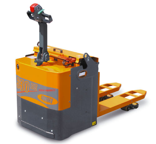 Transpaleta eléctrica - 330 BE - OMG S.p.A. - con operador a pie / multifunción