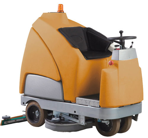 Fregadora con operador a bordo - AQUOS 3000 - OMG S.p.A. - alimentada por batería / compacta