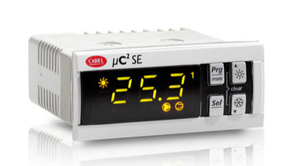 Controlador de temperatura digital - µC2 SE - CAREL - programable / de refrigeración