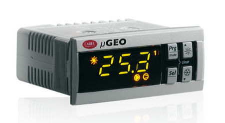 Controlador de temperatura digital - µGEO - CAREL - programable / de refrigeración