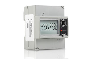 Contador de energía eléctrica trifásico - MT100D2100 - CAREL - en riel DIN