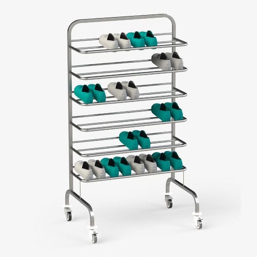 Soporte de zapata - FR-PZ6 - Conf Industries S.r.l. - de acero inoxidable / móvil