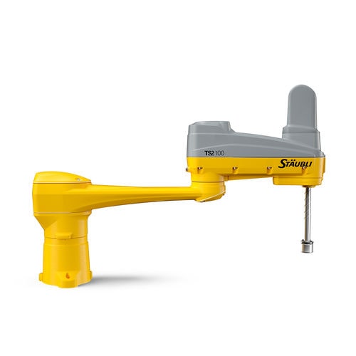 Robot SCARA - TS2-100 - Stäubli Robotics - 4 ejes / pick and place / de suelo