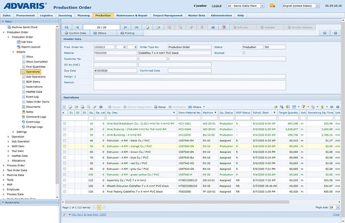 Software de MES - MES - ADVARIS Informationssysteme GmbH - para de gestión de herramienta / de gestión de almacenes WMS / de gestión de pedidos