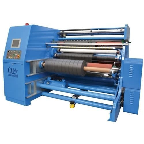 Cortadora rebobinadora automática - ALPHASHAFT  - Alpha Converting Equipment Ltd. - compacta / para papel / para etiquetas