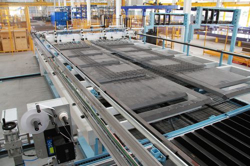 Planta de producción para el sector de la construcción - FLEXIWELD-S - A.W.M. S.p.A. Automatic Wire Machines - de rejilla