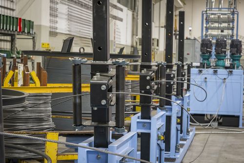 Planta de producción para el sector de la construcción - GIRDERFLEX - A.W.M. S.p.A. Automatic Wire Machines - para vigas