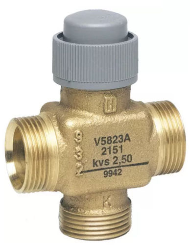 Válvula de bola - V5823A series  - Honeywell Environmental & Combustion Controls EMEA - eléctrica / de mezcla / de regulación de temperatura