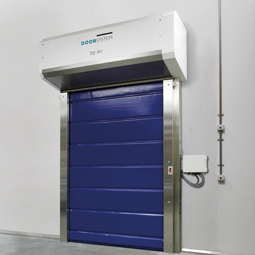 Puerta enrollable - DS800, DS850 - Door System A/S - de acero inoxidable / de tejido / para interior
