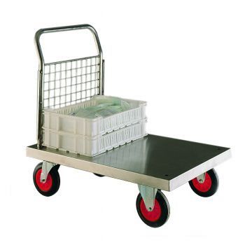 Carro de plataforma - SP600 - Fletcher European Containers Ltd - de transporte / de acero inoxidable / portapaneles