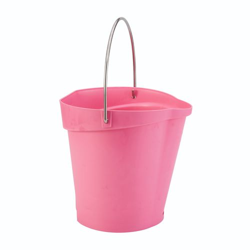 Cubo de plástico - VK6 - Fletcher European Containers Ltd - redondo / con asidero / de uso alimentario