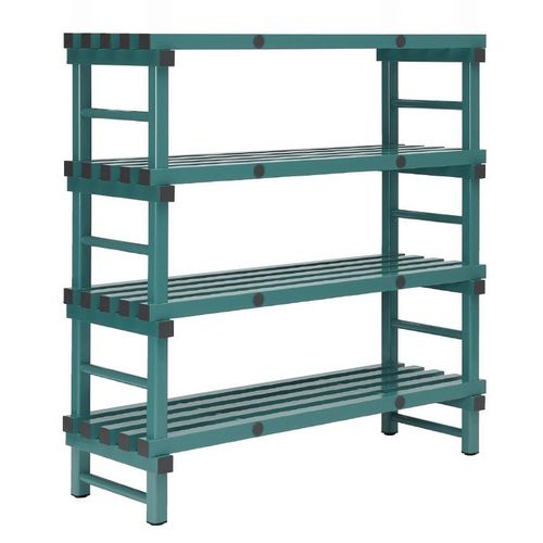 Sistema de estanterías para depósito de almacenamiento - 4SHELFSINGLE - Fletcher European Containers Ltd - con tablas / de plástico