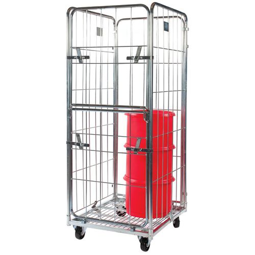 Roll-container de metal - DRCS4 - Fletcher European Containers Ltd - 4 paneles