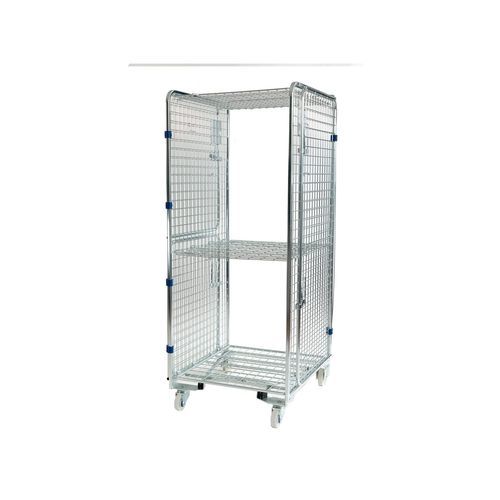 Roll-container encajable - Compactainer® - K. Hartwall Ltd - con estantes / antirrobo