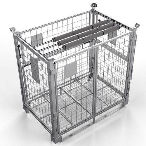 Caja-palé plegable - SmartCube® Light - K. Hartwall Ltd - enrejada / para almacenamiento / industrial