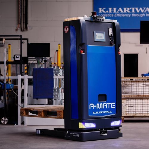 Vehículo de guiado automático de manipulación - A-MATE® - K. Hartwall Ltd - de transporte / eléctrico / omnidireccional