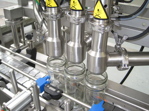 Línea de llenado automática - Riggs Auto Pack Ltd - para frascos / para productos alimentarios / de líquidos