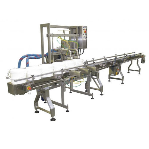 Línea de llenado automática - Riggs Auto Pack Ltd - de cubos / para productos alimentarios / de líquidos