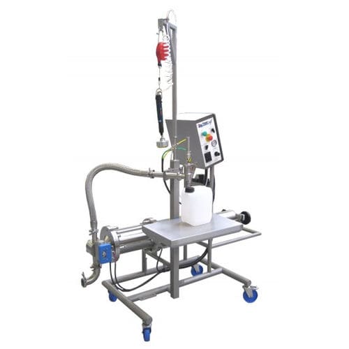 Máquina de llenado semiautomática - Riggs Auto Pack Ltd - de latas / para productos alimentarios / de aceite