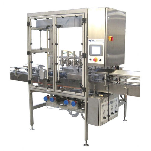 Máquina de llenado automática - Riggs Auto Pack Ltd - para botellas de plástico / para la industria agroalimentaria / de 4 cabezales