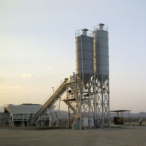 Planta de hormigón estacionaria - GBS-60 - GOKER Contruction Machines - compacta / horizontal / automática