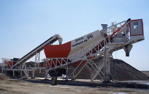 Planta de hormigón móvil - MobilmiX 60 - GOKER Contruction Machines