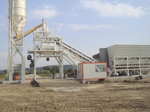 Planta de hormigón móvil - MobilmiX 120 - GOKER Contruction Machines