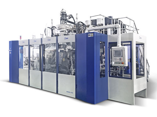 Extrusora sopladora - B25D-750 - Suzhou Bestar Blow Molding Machinery Co.,Ltd. - para botellas / para contenedores / con dos estaciones