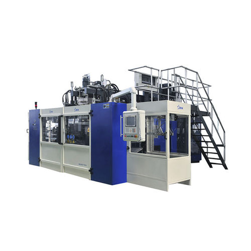 Extrusora sopladora - B20D-750 - Suzhou Bestar Blow Molding Machinery Co.,Ltd. - para botellas de plástico / para contenedores / con dos estaciones