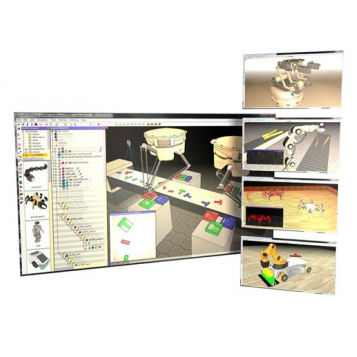 Software de simulación - V-REP - Hibot - para aplicaciones de robótica / 3D / Windows