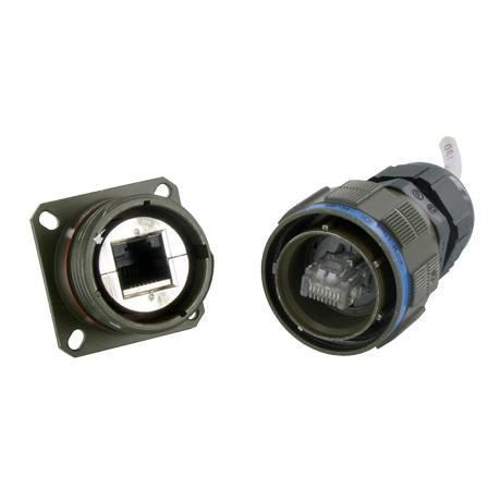 Módulo conector de datos - RJF TV - AMPHENOL SOCAPEX - RJ45 / Ethernet / circular
