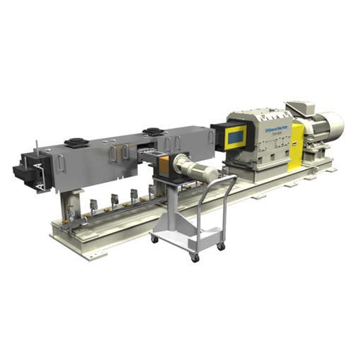 Línea de extrusión de doble tornillo - TEM  - Shibaura Machine - para paneles de plástico / para termoplásticos