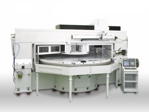 Máquina de torneado CNC - UTD series - Shibaura Machine - vertical / 3 ejes / de columna