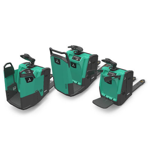 Transpaleta eléctrica - PBV/PBF20-25N3(R)(S) series - Mïtsubishi Forklift Trucks - para conductor de pie / con plataforma para el operador / 24 V