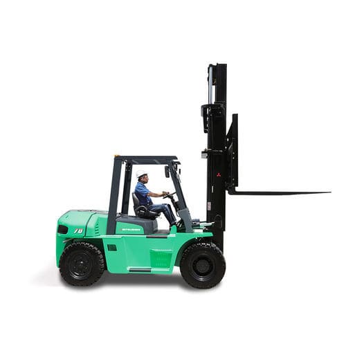 Carretilla elevadora diésel - FD70-100NH Series - Mïtsubishi Forklift Trucks - con operador sentado / uso exterior / industrial