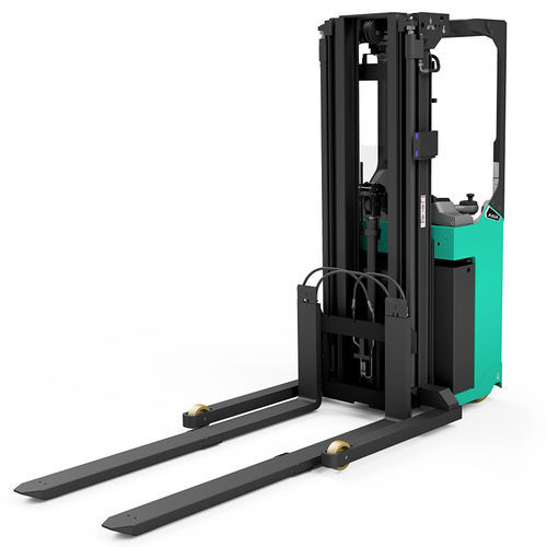 Apiladora eléctrica - SBR12N2TF - Mïtsubishi Forklift Trucks - para conductor de pie / 24 V / para almacén