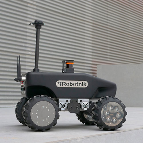 Robot móvil autónomo (AMR) de transporte - RB-SUMMIT - Robotnik - para la logística / para I+D / para obra de construcción