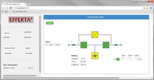 Software de gestión - Powershut Plus - Effekta Regeltechnik - para ondulador / Windows / Linux