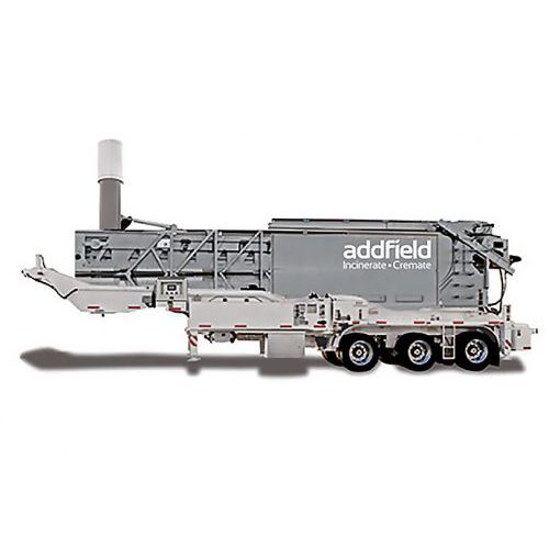 Incinerador para residuos - Rapid 1000 - Addfield Environmental Systems Limited - móvil
