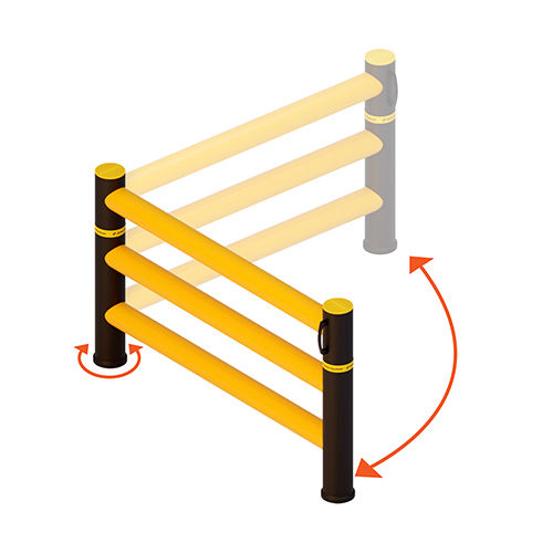 Barrera de acceso - TRAFFIC R3 HD+ - Anter System - de protección / pivotante / flexible