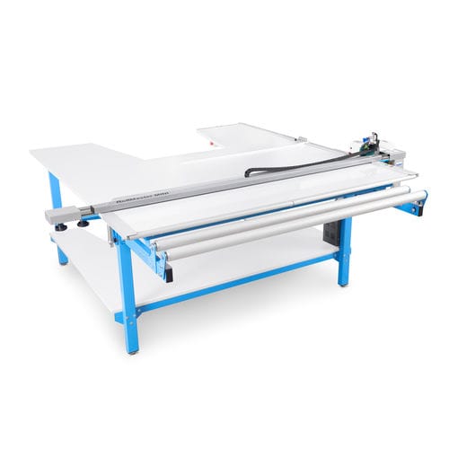Mesa de recorte para tejidos - RollMaster Mini - SAMEX - con cuchilla giratoria / de corte transversal / para sala de corte