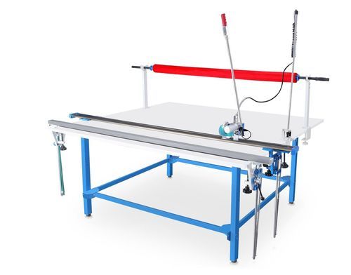 Mesa de corte para tejidos - FlexiTable Standard SK-200 - SAMEX - con cuchilla giratoria / para materiales pesados / con sistema de corte en punta
