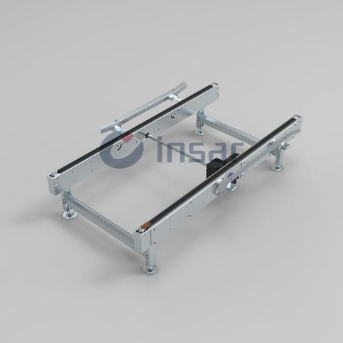 Transportador con cadena - Insar d.o.o. - horizontal / de transporte / de manipulación