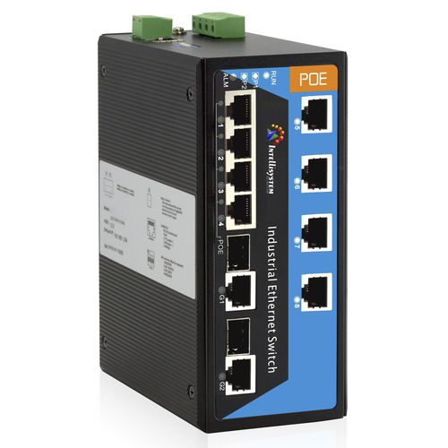 Conmutador Ethernet PoE - IT-IPS-3110-IU-2GC-4-POE - Intellisystem Technologies - no administrable / 10 puertos / gigabit