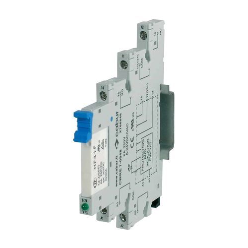Módulo de relé electromecánica - CWR  - Cabur - para montaje sobre riel DIN