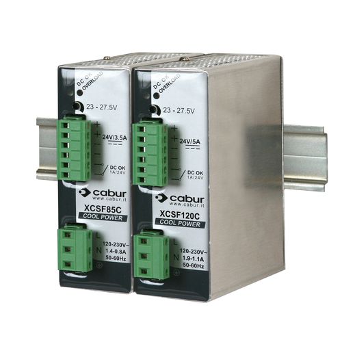 Alimentación eléctrica en riel DIN - XCSF85 - Cabur - AC/DC / de salida simple / conmutada