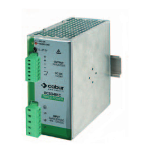 Alimentación eléctrica en riel DIN - XCSG481C - Cabur - AC/DC / 3 fases