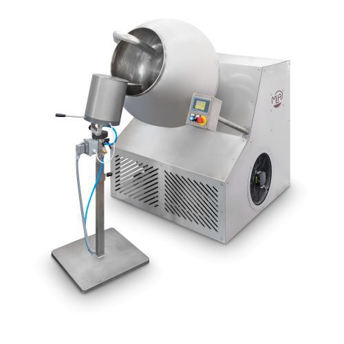 Máquina de recubrimiento de chocolate - DRG ECO series - MIA FOOD TECH - OFFICINE MECCANICHE MURIALDO - para peladillas / de acero inoxidable